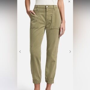 7 For All Mankind Darted Boyfriend Jogger in Army